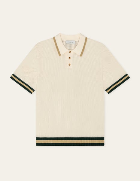 Knitted Lace Polo -paita