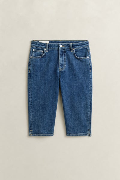 Denim-caprit