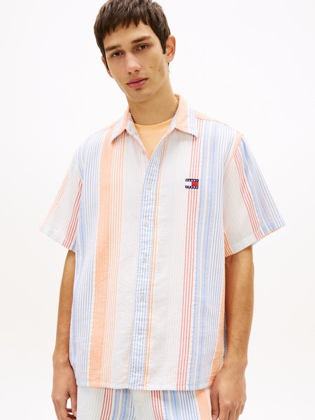 TJM RLX Stripe SS -kauluspaita