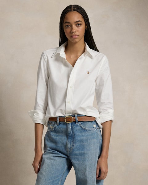 The Iconic Stretch Slim Fit Oxford -paitapusero